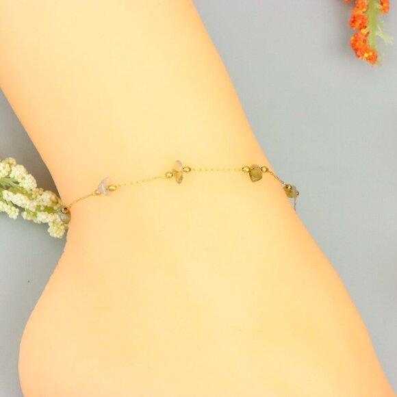 "Handmade Anklet – A Stylish Choice for Women, Thoughtful Gift Idea, EVCH1085 - Picture 5 of 15